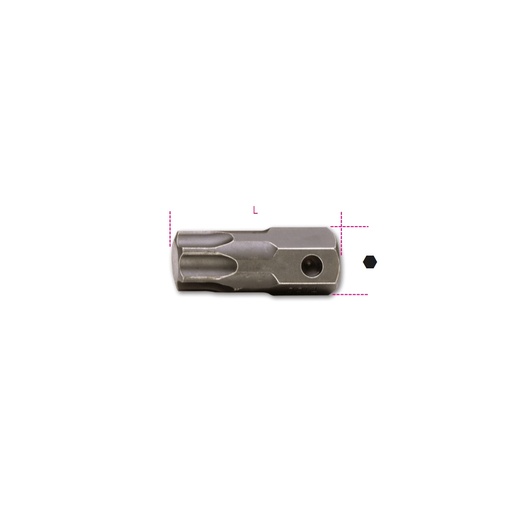 Beta | 727/ES22TX | Slagbits voor Torx-schroeven, 22 mm aansluiting