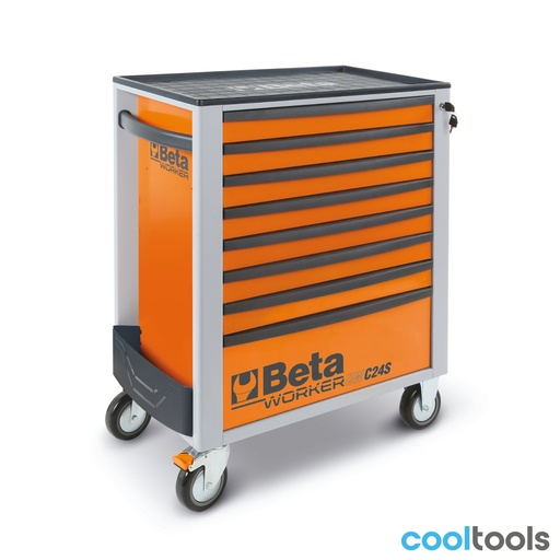 Beta | 2400S 8/E-L | Gereedschapswagen met 8 laden en 398-delig assortiment