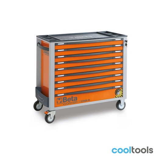 Beta | BW 2400S XL9/E-XL | Brede gereedschapswagen met 9 laden en 487-delig assortiment | 024006361