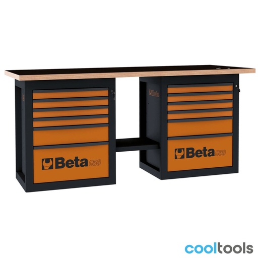 Beta | C59B | Endurance werkbank met 2 ladenblokken met 6 laden