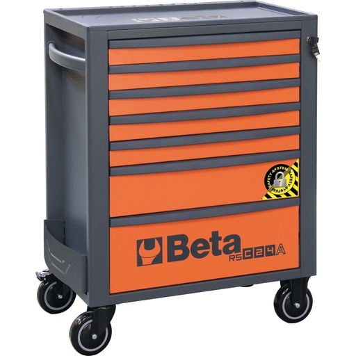 Beta | RSC24A/7 | Gereedschapswagen met 7 laden, met anti-omvalbeveiliging