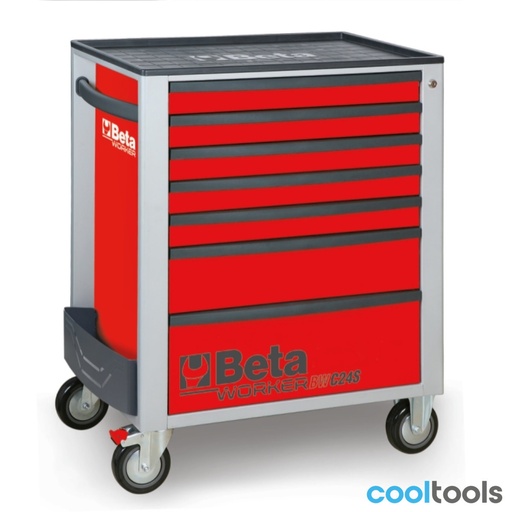 Beta | 2400S 7/AUTO | Verrijdbaar ladeblok met 7 laden en 262-delig assortiment