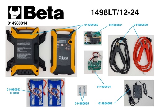 Beta | 014980661 | R3-kaartbescherming met isolatie voor startbooster 1498LT/24