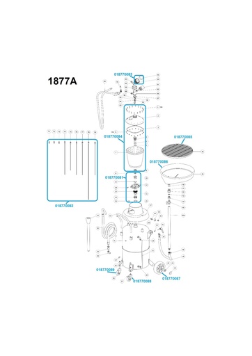Beta | 1877A R | Reserve PC-voorverbrandingskamers voor airco-service-unit 1877A R | 018770084