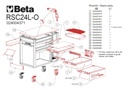 Pla-werkblad Geschikt voor 2400 RSC24L/R