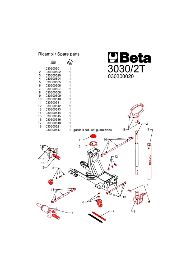 [030300513] Pen 3030 voor 3030 2T/R13