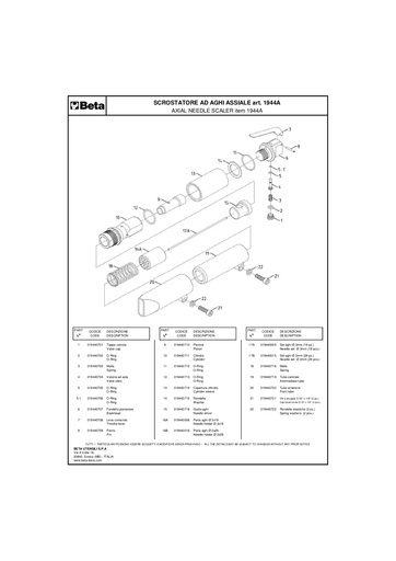 [019440716] 15-needle Drivers voor 1944A P