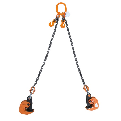 Beta | 8135/HS | Ketting 2 sprong met horizontale stalen platenklemmen