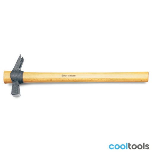 Beta | 1376X | Klauwhamer met vierkant slagvlak, magneet en spijkerhouder, houten steel