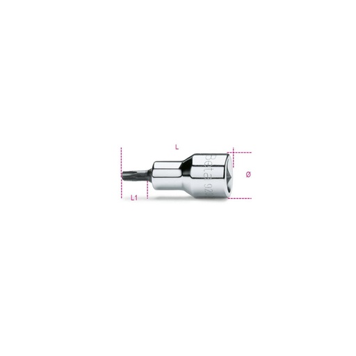 Beta | 920RTX | Dopsleutels voor Tamper Resistant Torx-schroeven, 1/2"