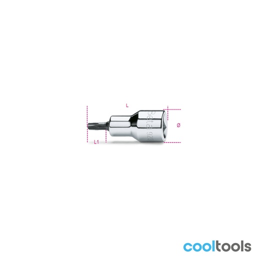Beta | 920RTX | Dopsleutels voor Tamper Resistant Torx-schroeven, 1/2"