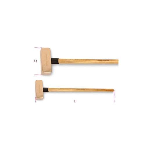Beta | 1381BA | Vonkvrije voorhamers met houten steel