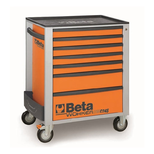 Beta | 2400S O7/E-M | Gereedschapswagen met 7 laden en 309-delig assortiment + gratis Perfect Draft (WK-actie 2026) | ZNLWK0002