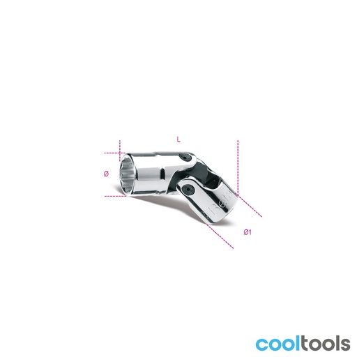 Beta | 910B/SN | Dopsleutels twaalfkant 3/8" met cardangewricht