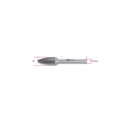 Beta | 426MD/FA | Hardmetalen frezen, boogvorm spits