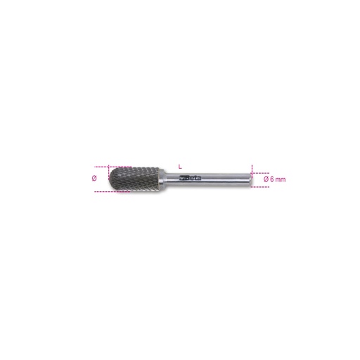 Beta | 426MD/CT | Hardmetalen frezen, cilindrische vorm met kopvertanding