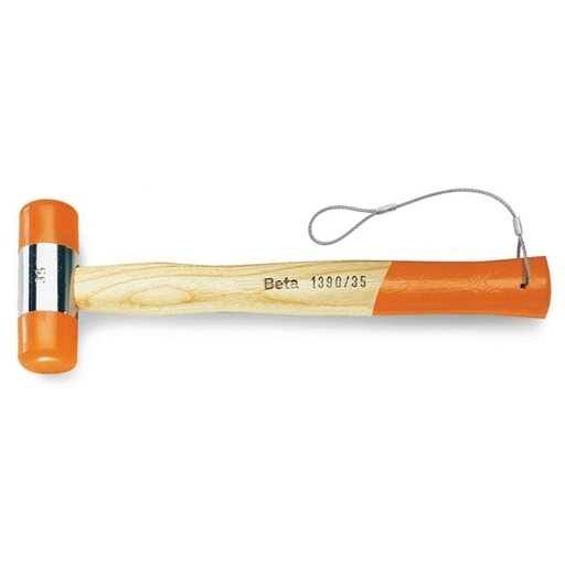 Beta | 1390HS | Kunststof hamers met verwisselbare koppen houten steel H-SAFE