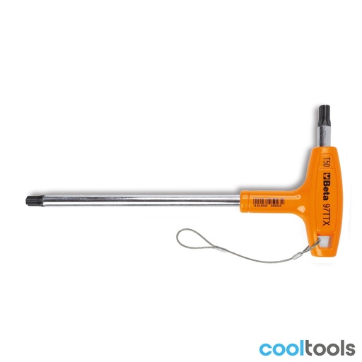 Beta | 97TTXHS | Haakse stiftsleutel voor Torx® schroeven met krachthandgreep, H-SAFE