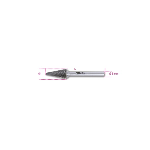 Beta | 426MD/T | Hardmetalen frezen, kegelvorm