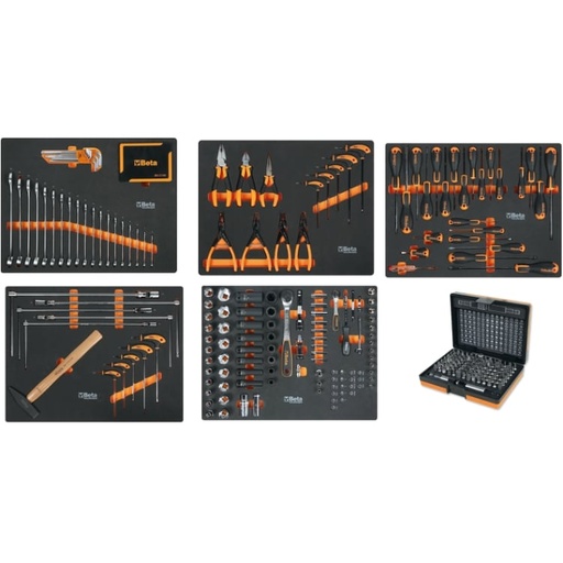 Beta | BW 5945/2026 | Gereedschapsassortiment 267-delig in EVA-schalen voor C45PRO 2.0