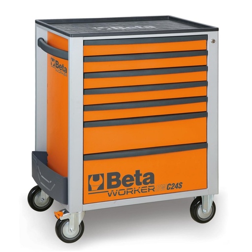 Beta | BW 2400S G7/E-M | Gereedschapswagen 7 laden met 309-delig assortiment, grijs