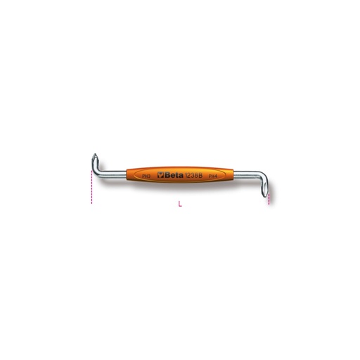 Beta | 1238B | Haakse schroevendraaier voor Phillips® kruiskopschroeven