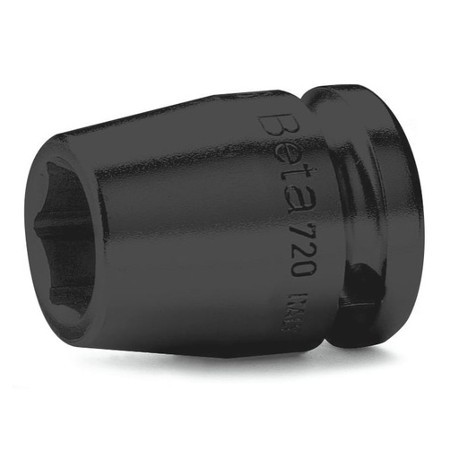 Beta | 720K | Slagdoppen 1/2", zeskant, standaard model, in blisterverpakking
