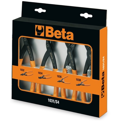 Beta | 1031/S4 1,3 | Set van 4 borgveertangen | 010310001