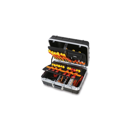 Beta | 2029 BG MQ | Gereedschapskoffer met 46-delig assortiment voor elektronisch onderhoud | 020291257