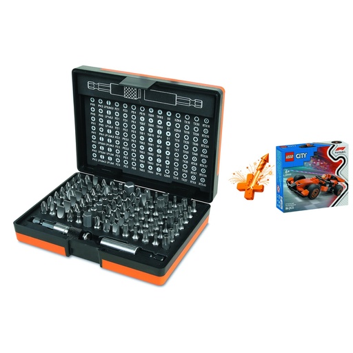 Beta | 861/C100 | 98 bits met 2 bithouders, in koffer + gratis LEGO McLaren-raceauto | ZNLDEC049