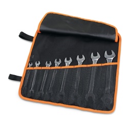 Beta | 55/B8N | 8-delige set dubbele steeksleutels in polyester foudraal | 000550160