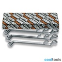 Beta 90AS/S | Set ringsleutels, diep gebogen SAE maatvoering - 000900300