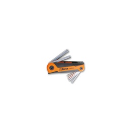Beta | 96/BG7 | Set haakse zeskant stiftsleutels, verchroomd in kunststof houder | 000960368
