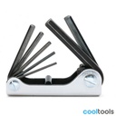 Beta 96N/G | Set gebogen inbussleutels gepolijst, met metalen houder - 000960643