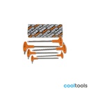 Beta 96TBP/S | set binnenzeskantsleutels met bol uiteinde en handgreep verchroomd - 000960694
