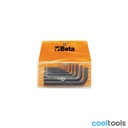 Beta 96AS/B | Set gebogen inbussleutels gepolijst, in etui - 000960749