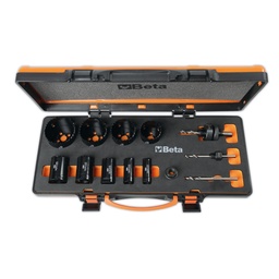 Beta | 450/C13 | Gatzagenset 13-delig voor installateurs, kunststof koffer | 004500310