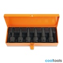 Beta 720XZN/C6 | 6 slagdoppen voor XZN®, gefosfateerd in metalen kist - 007201530