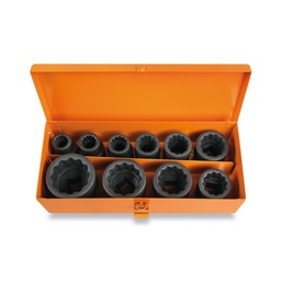 Beta | 728B/C10 | Doppenset slagdoppen twaalfkant 3/4", 10-delig | 007280930