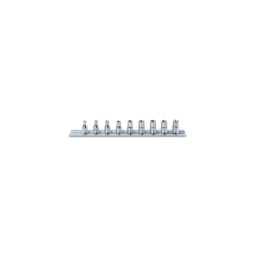 Beta | 900FTX/SB9 | Doppenset voor Torx-schroeven, 1/4", 9-delig, verchroomd | 009000419
