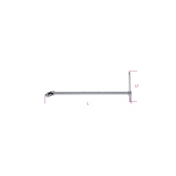 Beta | 900/40 | T-sleutel met cardangewricht 1/4" | 009000843