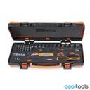 Beta 900/C12MZ | 12 zeskant dopsleutels, 20 bits en 7 toebehoren in foam inlegbak - 009000983