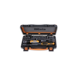 Beta | 900/C11Z | Doppendoos met 11 zeskant dopsleutels, 20 bits en 8 toebehoren | 009000984