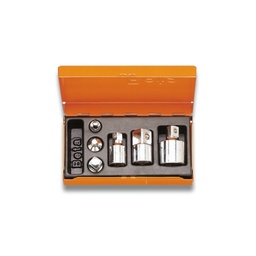 Beta | 902R/C6 | Set van 6 verloopstukken voor dopsleutels | 009020814