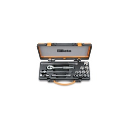 Beta | 910AS/MBM-C18 | Doppendoos met 13 twaalfkant dopsleutels en 5 toebehoren | 009100926