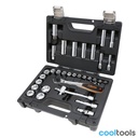 Beta BW 913E/C33 | Assortiment van 28 zeskant dopsleutels en 5 toebehoren, in kunststof koffer. - 009136133