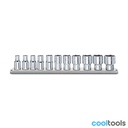 Beta 920AS/SB11 | Set dopsleutels met vierkantaandrijving  female 1/2" polygonale bek, verchroomd - 009200225