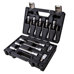 Beta | BW 923E-PE/C18 | Doppenset 1/2" met 18 inbusdoppen, kort/lang/extra lang, in koffer