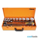 Beta 928B/C12 | 12 twaalfkant dopsleutels en 4 toeboren in plaatstalen kist - 009280957