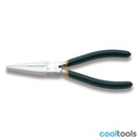 Beta 1008 | Lange buigtang, platte bekken en PVC handgreep - 010080006